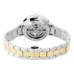 PIERRE LANNIER Montre Automatique 35 Acier Argenté cadran argenté fond argenté bracelet acier bicolore New