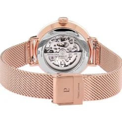 PIERRE LANNIER Montre Automatique 35 Argent cadran doré rose fond argenté bracelet acier doré rose Sale