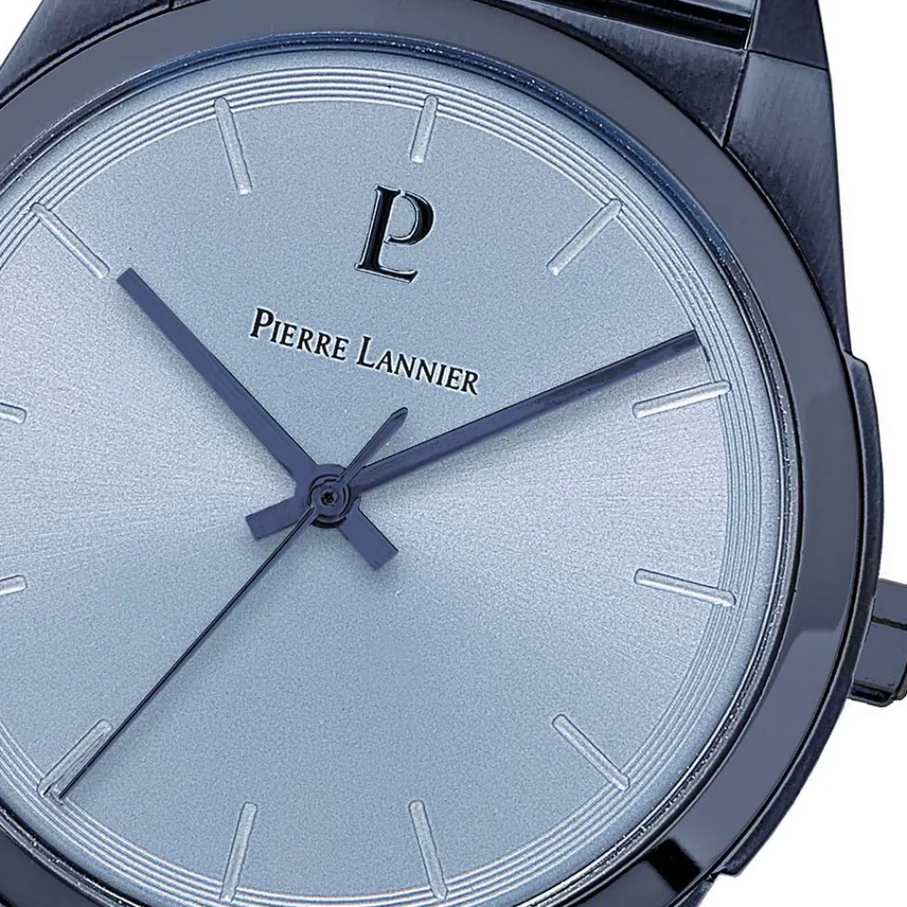 PIERRE LANNIER Montre Candide Bleu cadran bleu fond bleu bracelet acier bleu Sale