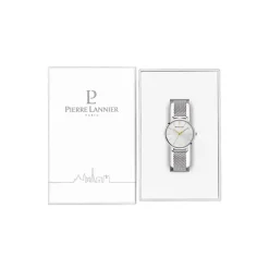PIERRE LANNIER Montre Chouquette Argenté cadran argenté fond argenté bracelet acier argenté Sale