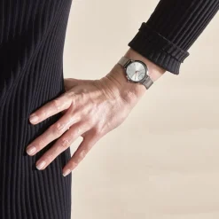 PIERRE LANNIER Montre Chouquette Argenté cadran argenté fond argenté bracelet acier argenté Sale