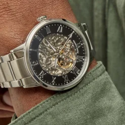 PIERRE LANNIER Montre Collection Automatique 42 Noir New