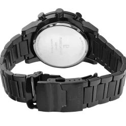 PIERRE LANNIER Montre Criterium Noir cadran noir fond noir bracelet acier noir