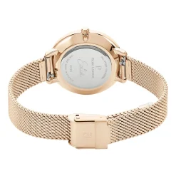 PIERRE LANNIER Montre Eolia Doré Rose cadran doré rose fond doré rose bracelet acier argenté Hot