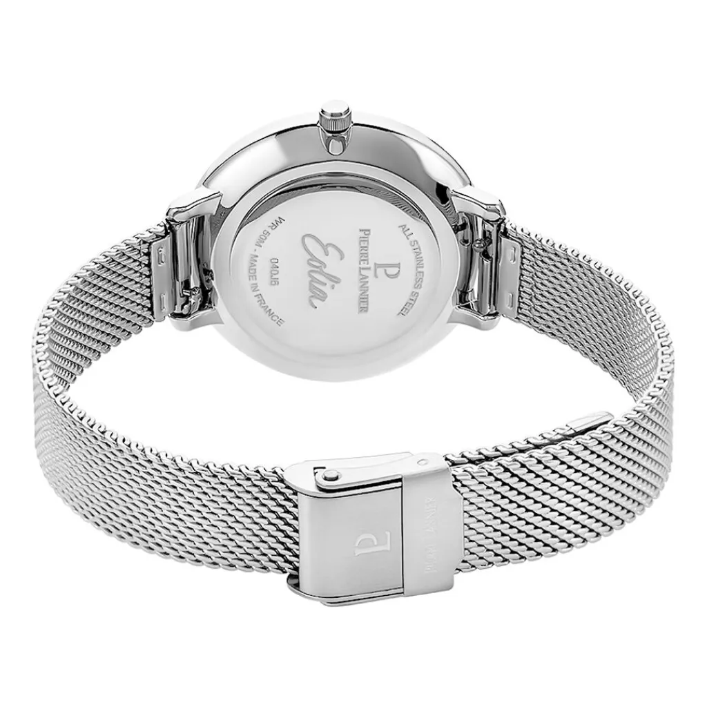 PIERRE LANNIER Montre Eolia Argenté cadran argenté fond argenté bracelet acier argenté Online