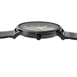 PIERRE LANNIER Montre Essential Noir cadran noir fond noir bracelet acier noir Online