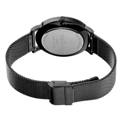 PIERRE LANNIER Montre Essential Noir cadran noir fond noir bracelet acier noir Online
