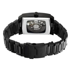 PIERRE LANNIER Montre Hector Noir cadran noir fond noir bracelet acier noir Sale