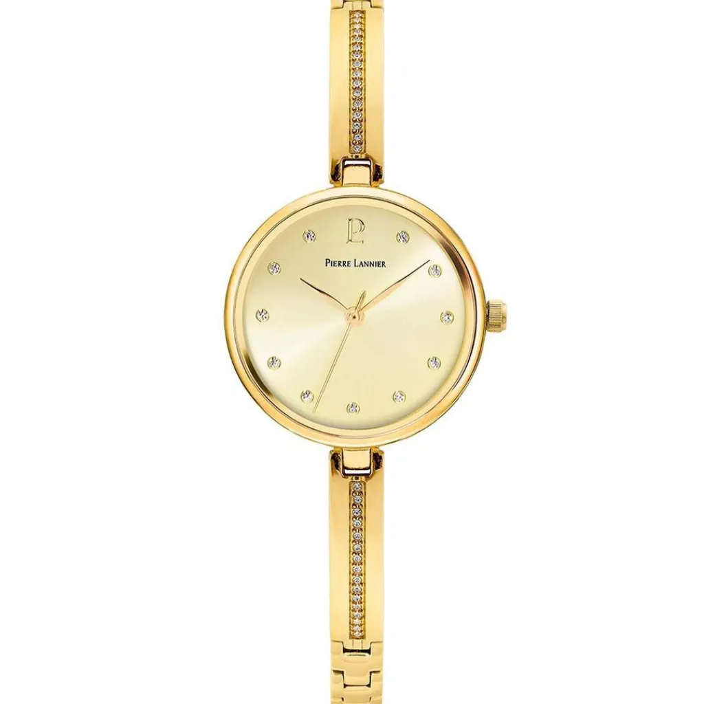 PIERRE LANNIER Montre Leia Doré cadran doré fond doré bracelet acier doré Online