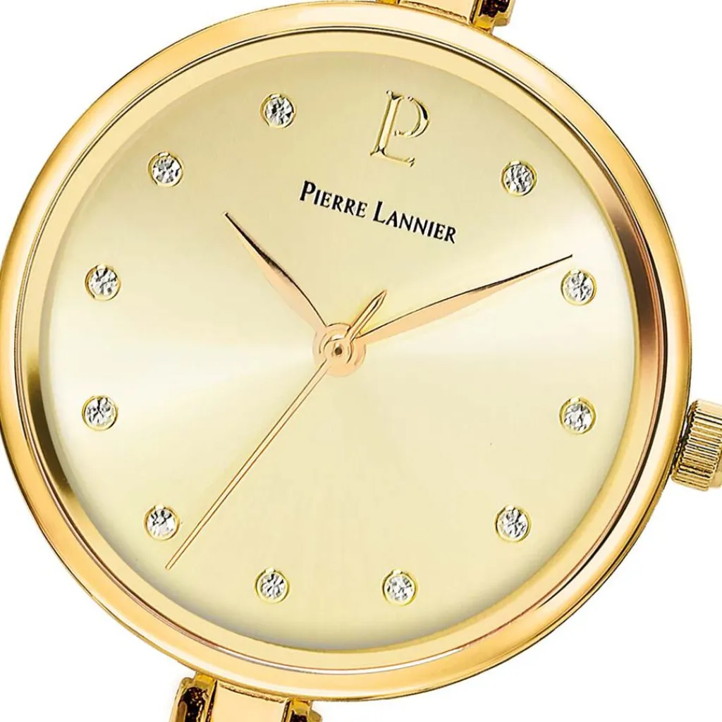 PIERRE LANNIER Montre Leia Doré cadran doré fond doré bracelet acier doré Online