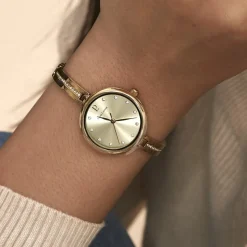 PIERRE LANNIER Montre Leia Doré cadran doré fond doré bracelet acier doré Online