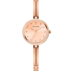 PIERRE LANNIER Montre Leia Blanc cadran bicolore doré / rose fond blanc bracelet acier bicolore Outlet