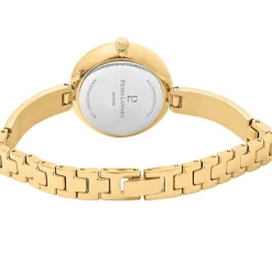PIERRE LANNIER Montre Leia Blanc cadran doré fond blanc bracelet acier doré Best