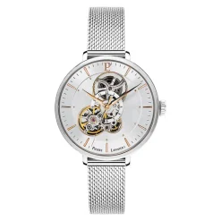 PIERRE LANNIER Montre Melodie Argenté cadran argenté fond argenté bracelet acier argenté
