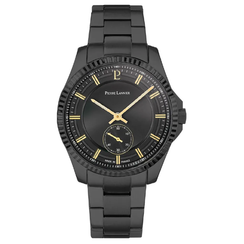 PIERRE LANNIER Montre Metropolitain Noir Discount