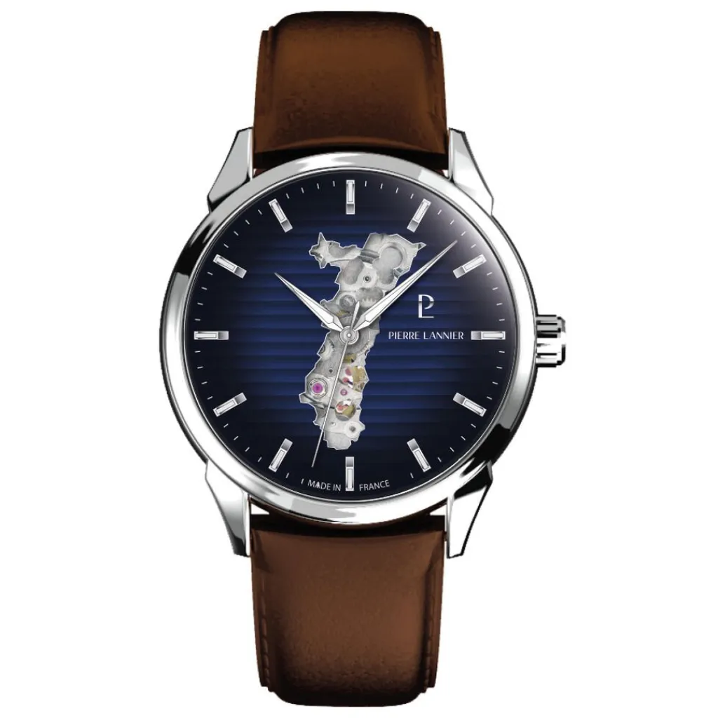 PIERRE LANNIER Montre Monarck Bleu
