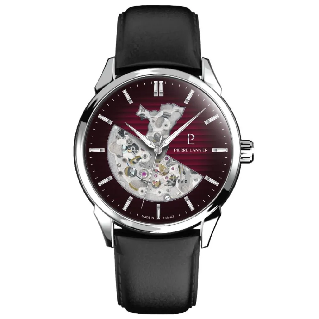 PIERRE LANNIER Montre Monarck Bordeaux Outlet
