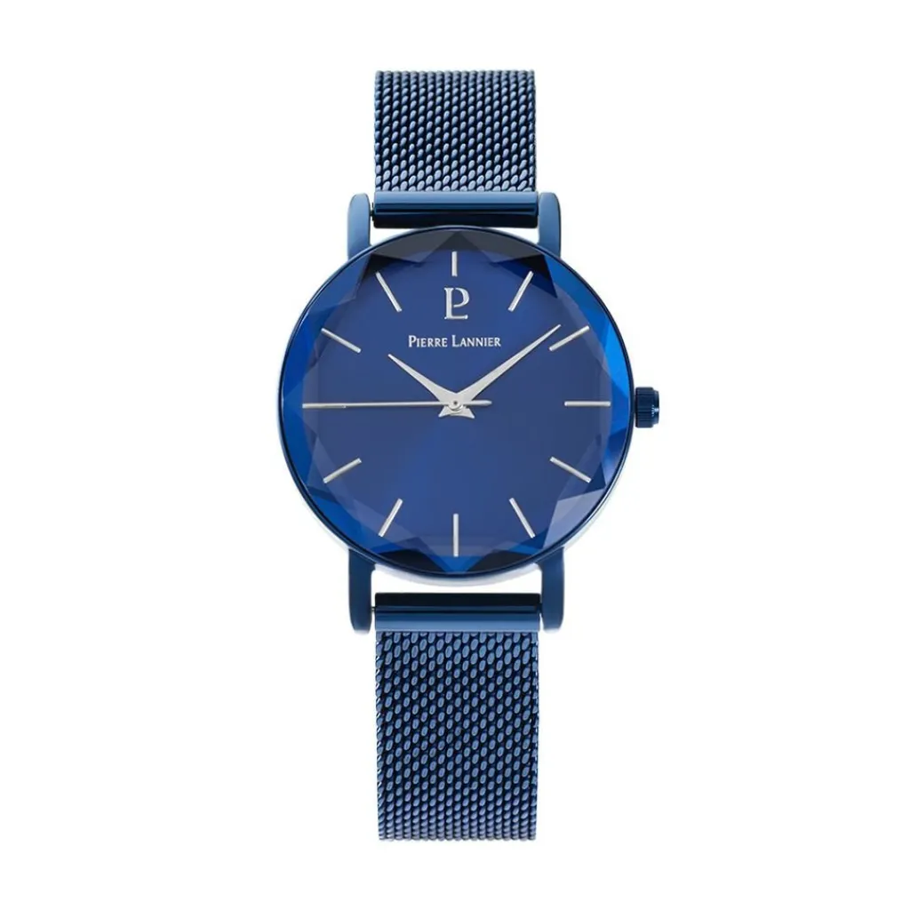PIERRE LANNIER Montre Multiples Acier Bleu cadran bleu fond bleu bracelet acier bleu Online
