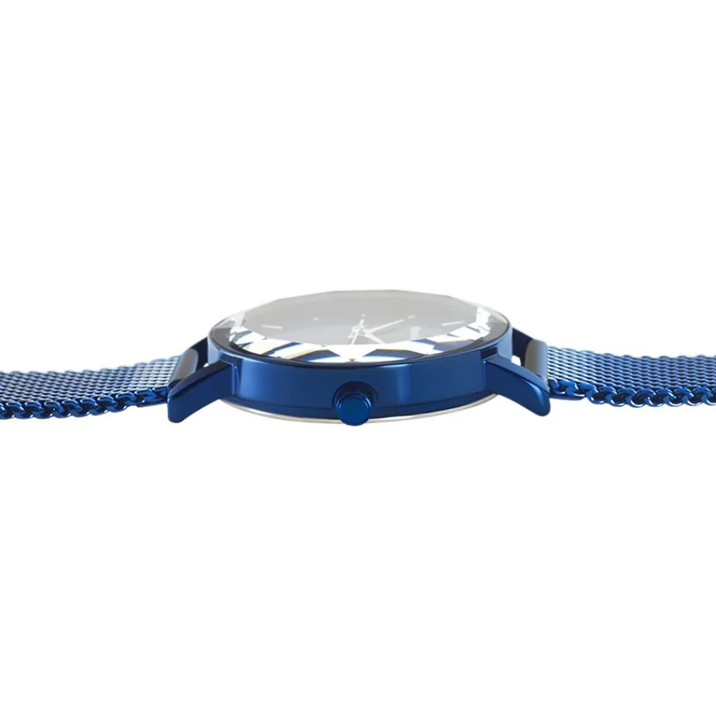 PIERRE LANNIER Montre Multiples Acier Bleu cadran bleu fond bleu bracelet acier bleu Online