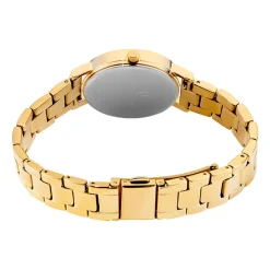 PIERRE LANNIER Montre Multiples Vert cadran doré fond vert bracelet acier doré Sale