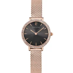 PIERRE LANNIER Montre Nova Gris cadran doré rose fond gris bracelet acier doré rose Online