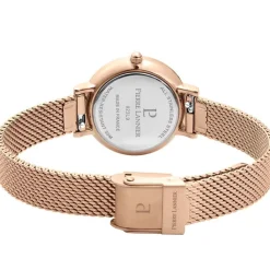 PIERRE LANNIER Montre Nova Gris cadran doré rose fond gris bracelet acier doré rose Online