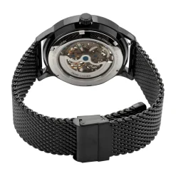 PIERRE LANNIER Montre Paddock Noir cadran noir fond noir bracelet acier noir Clearance