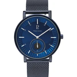 PIERRE LANNIER Montre Woofer Bleu cadran bleu fond bleu bracelet acier bleu Discount