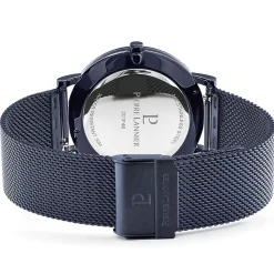 PIERRE LANNIER Montre Woofer Bleu cadran bleu fond bleu bracelet acier bleu Discount