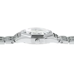 ROSEFIELD Montre Gemme Blanc cadran argenté fond blanc bracelet acier argenté Best