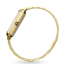 ROSEFIELD Montre Octagon Blanc cadran doré fond blanc bracelet acier doré