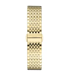 ROSEFIELD Montre The Boxy Blanc cadran doré fond blanc bracelet acier doré Clearance