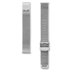 ROSEFIELD Montre The Small Edit Blanc cadran argenté fond blanc bracelet acier argenté Discount
