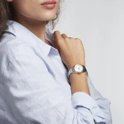 SEIKO Montre Classique Nacre cadran bicolore fond nacre bracelet acier bicolore Sale