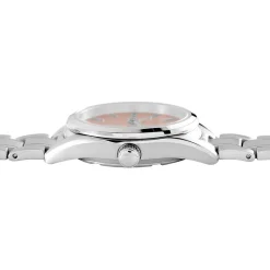 SEIKO Montre Classique Rose cadran argenté fond rose bracelet acier argenté Online