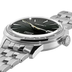 SEIKO Montre Presage Cocktail Vert cadran argenté fond vert bracelet acier argenté Online