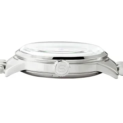 SEIKO Montre Presage Cocktail Ivoire cadran argenté fond ivoire bracelet acier gris Outlet
