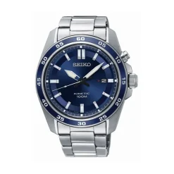 SEIKO Montre Sport Kinetic Bleu