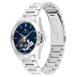 TOMMY HILFIGER Montre Baker Automatic Bleu Discount