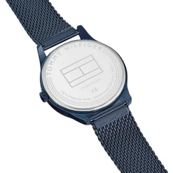 TOMMY HILFIGER Montre Damon Bleu cadran bleu fond bleu bracelet acier bleu Sale