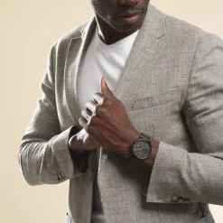 TOMMY HILFIGER Montre Damon Noir cadran noir fond noir bracelet acier noir Online