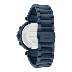 TOMMY HILFIGER Montre Emily Bleu cadran bleu fond bleu bracelet acier bleu Discount