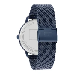 TOMMY HILFIGER Montre Hendrix Bleu cadran bleu fond bleu bracelet acier bleu Outlet