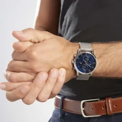 TOMMY HILFIGER Montre Kane Bleu Sale