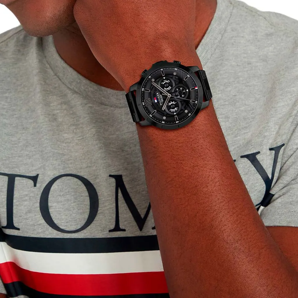 TOMMY HILFIGER Montre Luca Noir