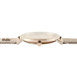 TOMMY HILFIGER Montre Tea Champagne cadran doré rose fond beige bracelet acier doré rose Discount