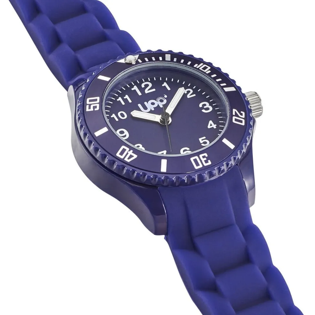 UPP Montre Aria Bleu cadran bleu fond bleu bracelet silicone bleu Outlet