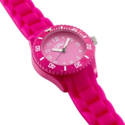 UPP Montre Aria Rose cadran rose fond rose bracelet silicone rose Clearance