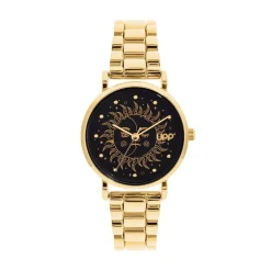 UPP Montre Bl Solena Noir cadran doré fond noir bracelet alliage doré Hot