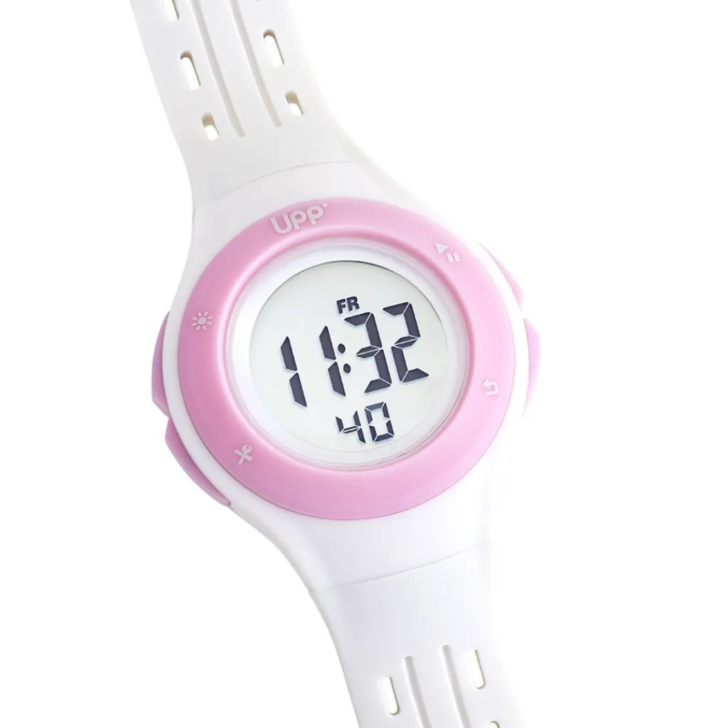 UPP Montre Cosmic cadran blanc bracelet synthétique blanc Outlet